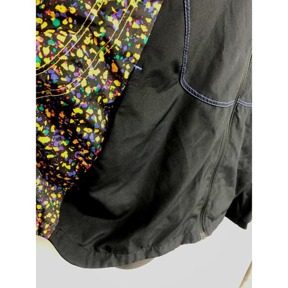 Nike Running Jacket Windbreaker Black Size Large Mesh Arms Women Zipper EUC - Picture 6 of 13